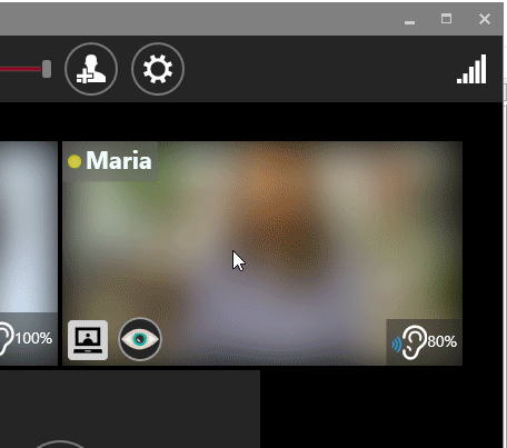 One Click to Face a User