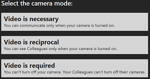 Video modes